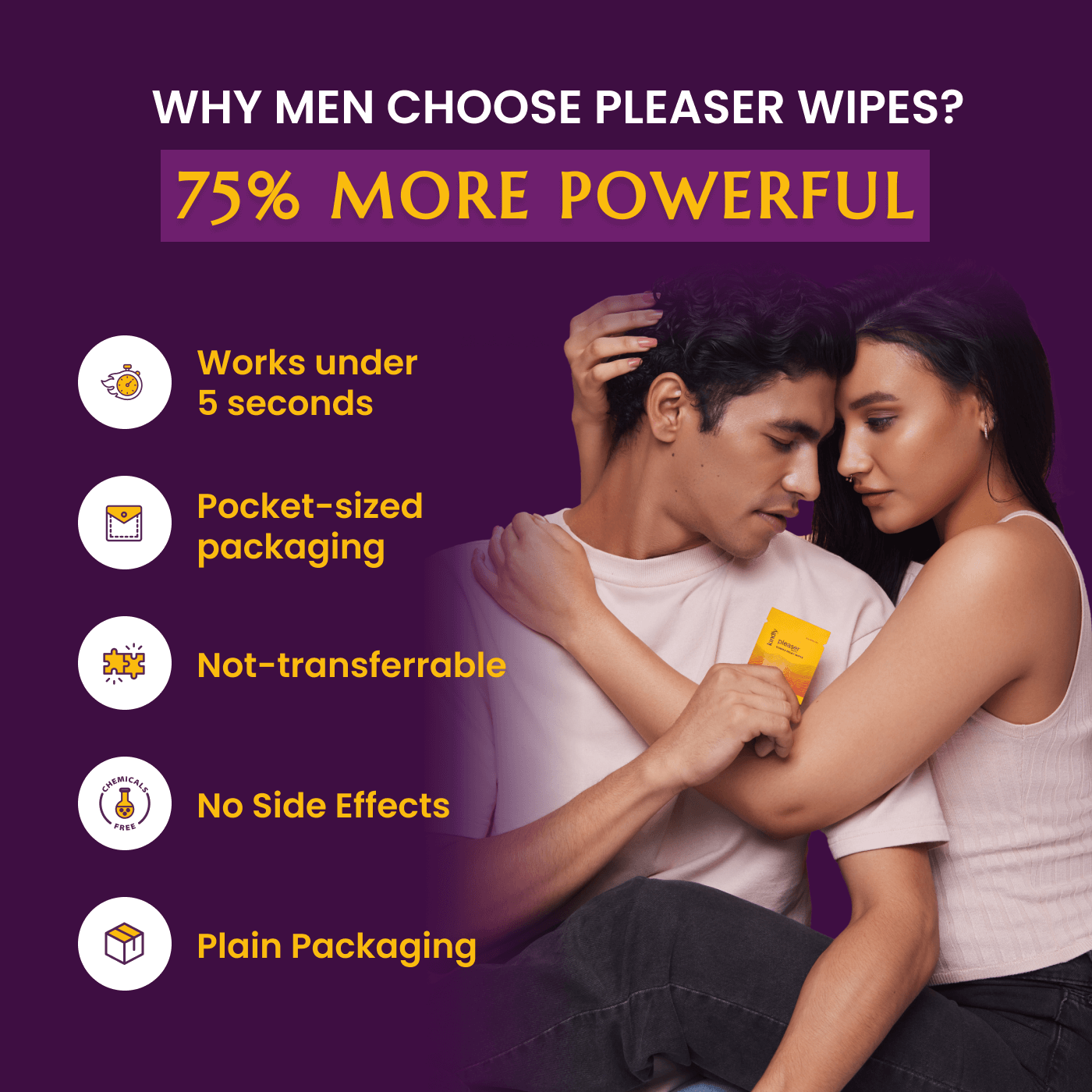 Pleaser - Topical Wipes for men