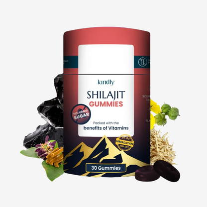 Pure Himalayan Shilajit Gummies | No Added Sugar | Berry Flavoured