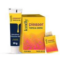 Last Longer Combo : Pleasure Topical Wipes and Gel